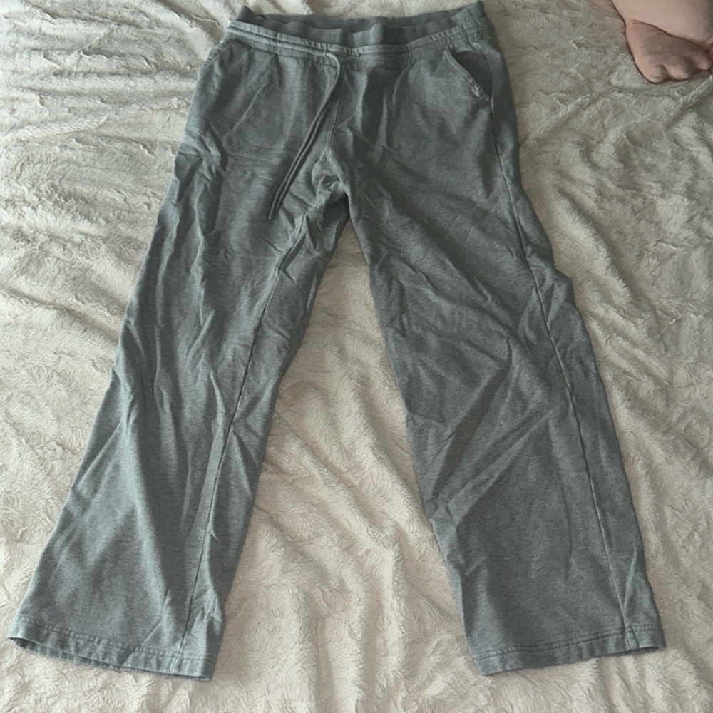 Target Wide Leg Gray Sweatpants